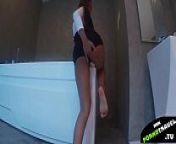 Hot Asian girl show me her new house from show tv ass girl