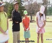 Subtitled uncensored HD Japanese golf outdoors exposure from game naked