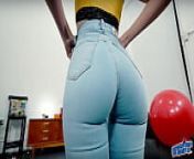 Incredible Ass in Tight Jeans! That's an Open Trench! Cameltoe and Perky Tits! Amazing Babe! from flat chest cameltoe