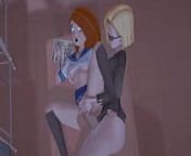 Kim Possible X Android 18 from dbz x