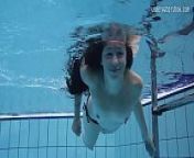 Small tits teen Umora Bajankina underwater from naked kimi katkar in tarzam