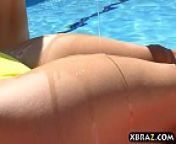 Stepmom with big tits gets a balls deep dick massage from brazzer milf bikini