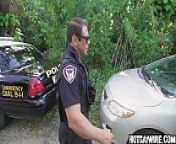 Cop get a surprise when he asked him to pull over - gay porn from gay porn