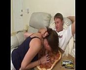 Pizza with a friend (Reality Gang) from brazzers pizza delivery