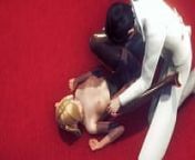 Cute blonde girl hentai in dress having sex with a man in sexy hentai gameplay xxx from 爱游戏 金融1237ky com oig