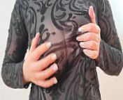 Wearing a sweatshirt that reveals large breasts and nipples - DepravedMinx from indian fat black pussy wearing saree