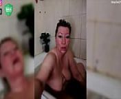 Aimee is an adult girl without complexes)) Shaving pussy and jerking off a mature bitch in the bathroom close-up)) from the famous mommy pussy