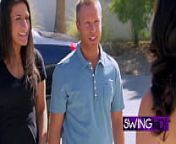 Couple is nervous about feeling the anticipation once at the swing house from swing playboy tv