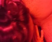 Hot MILF with big tits gives a blowjob in red light titty fucking and cumshot from 桃子女王红绿灯