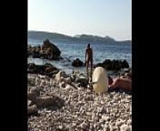 Nudist beach Croatia from hot nudist