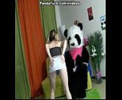 Teens dancing with Panda turns into crazy fuck from www xxx panda fucking garls 3gp video free dawnlod com