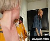 Thick Divorced Diva Sara Jay Dark Dicked By Big Black Cock! from jay