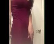 Tranny reveals huge bulge covered by dress and shakes big ass from huge bulge trans