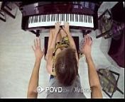 POVD Blonde Piano Student Seduced By Teacher from tamil sex teacher small student sex videos 10 age school girl xxx fuck