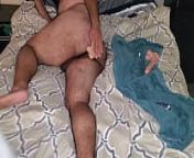 Hairy Latino gets fucked by 11in toy from bear gay 11