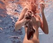 Paulinka and Brizgina swim naked and sexy from milana paulinka nude