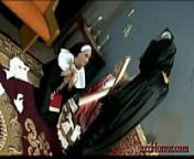 Ariella Ferrera in the holy nun conversion from night routine dwonblouse