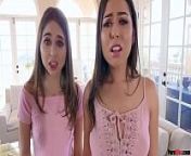 Teen stepsisters ride cock together from ur teens