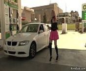 Slut gives full service at gas station from claudia sevilla y