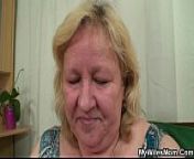 Granny gets banged by her son-in-law from oma son