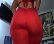 Big Latina booty fart from big ass farting
