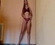 Baile sexy chica latina rubia con tremendo culote from hot blonde beautiful girl dancing hard striptease