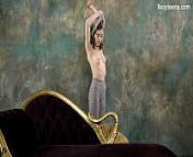Super hot naked gymnastics with Klara Lookova from klara si nude