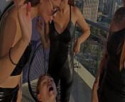 Big City Spitting And Human Ashtray Humiliation Lezdom Outdoor from main air liur femdom spit domination crachat
