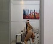 Antonia Sainz Solo Selfie masturbation in the mirror from mirror selfie indian