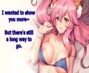 FGO Hentai JOI gauntlet (2 5). Fluff and stuff. (Tamamo, slow cum) from shemales on shemales 69