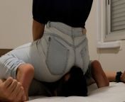 Hard jeans facesitting and farting - BAD BOY DISCIPLINE #3 from facesittingladies smother slaves in jeans