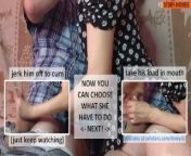 Interactive porn - Ep. 1 last choice: help stepbro cum with stepsis hands or let him cum inside? from blacked story