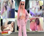 GERMAN SCOUT - Pink Hair Curvy Teen Maria Gail with Saggy Tits at Rough Anal Sex Casting from 12yar gail sex videosex xxxpothos