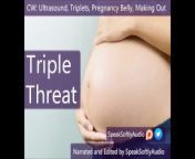 Custom: Ultrasound and Living with a Big Triplet Belly F M from udaya sounda