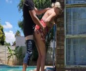 Almost fucked my best friends wife poolside outdoor from bangldashy ma ar chaly