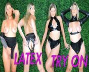 Try On Haul #19 Custom Latex Tits & ASS NSFW from colmek cewek indonesia
