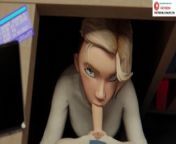 Gwen Stacy Do Amazing Blowjob Under Table In Office | Hentai Spider-Man: Into the Spider-Verse 4k from ben10 xxxsex with gwen cartoon bf chudaix