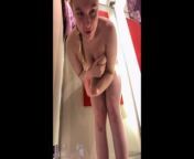 Masturbate and Changing sexy dress so hot from sexy toilet girl changing pad by hidden ca