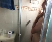 I take a good shower and my sister-in-law gets into the shower to bathe with me from mir hebe nude 24