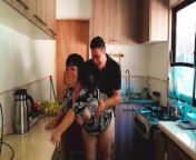 Chubby opens up in the kitchen and I fuck her hard from porn hub anal