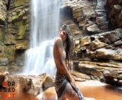 I GO TO FUCK IN A WATERFALL AND ALMOST GET CAUGHT, VERY RISKY! - DREADHOT from ls waterfall nuderape