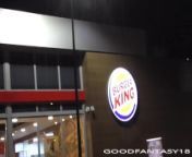 PUBLIC SEX + BURGER KING SOUND OF RAIN = PERFECT BLOWJOB PORNHUB ZONE REAL from burger