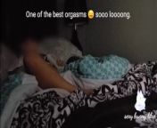 Milf gets really horny watching porn before bed. Has hard and longest orgasm. from bengali village porn longest videondian