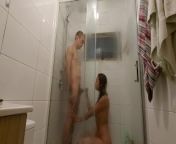 PASSIONATE SEX IN THE SHOWER - LATINA from passionate sex in the shower with amateur babe carry light