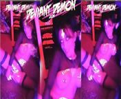 Black Light dildo in video game room body paint from desy hot bhabi