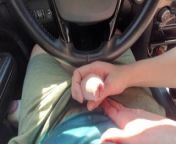 Edging slow handjob in public car cumshot from girl sex farmers lovers outdoor fun mms