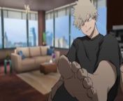 BAKUGOU LETS YOU TOUCH HIS FEETS from @myshipin factory form