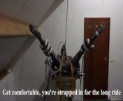 Milked on the gynchair in full rubber from inden nude video