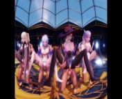 Genshin Impact - Group Dance & Orgy [UNCENSORED HENTAI 4K MMD] from genshin impact layla39s secret 4k mmd uncensored hentai