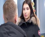 DEBT4k. Teen debt collector is lucky to fuck the sexy nightclub manager from nightclub russian